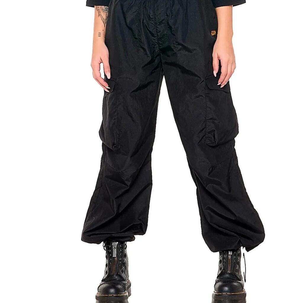 Woman popeline pants Gold Studs