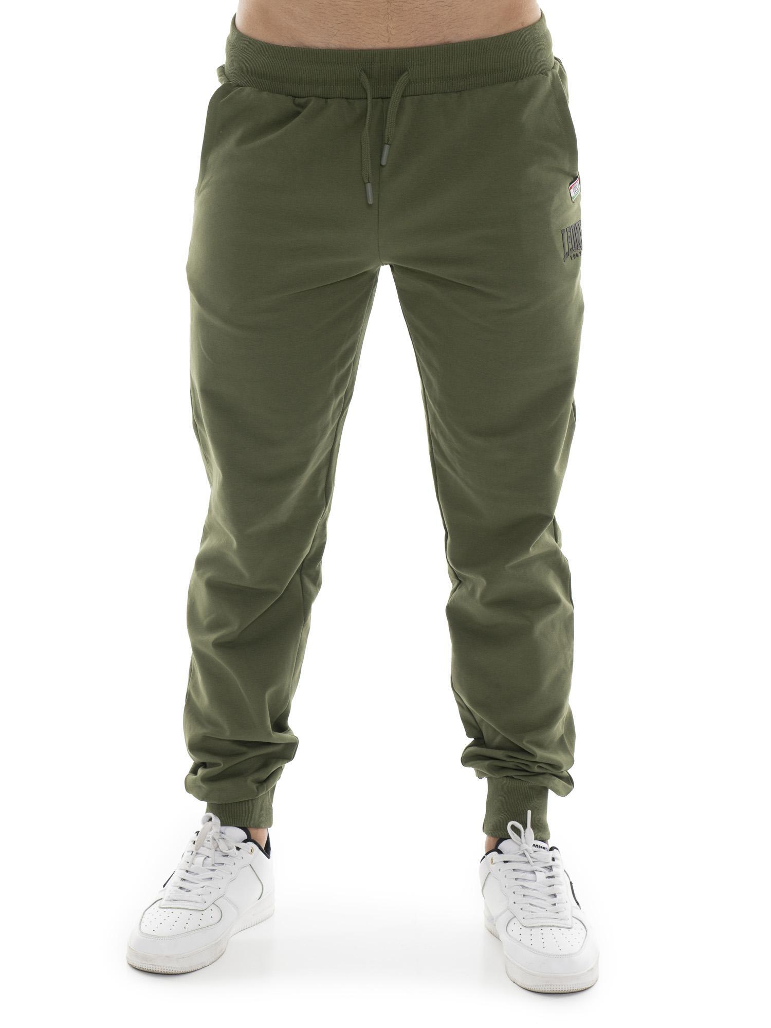 LEONE 1947 APPAREL Herenwintersportbroek met kleine manchet met "Basic"-logo