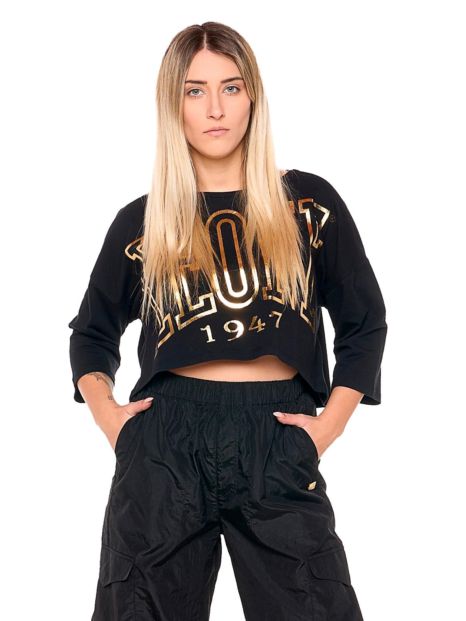 Pantalone cargo da donna in popeline "Authentic Gold" 5/6