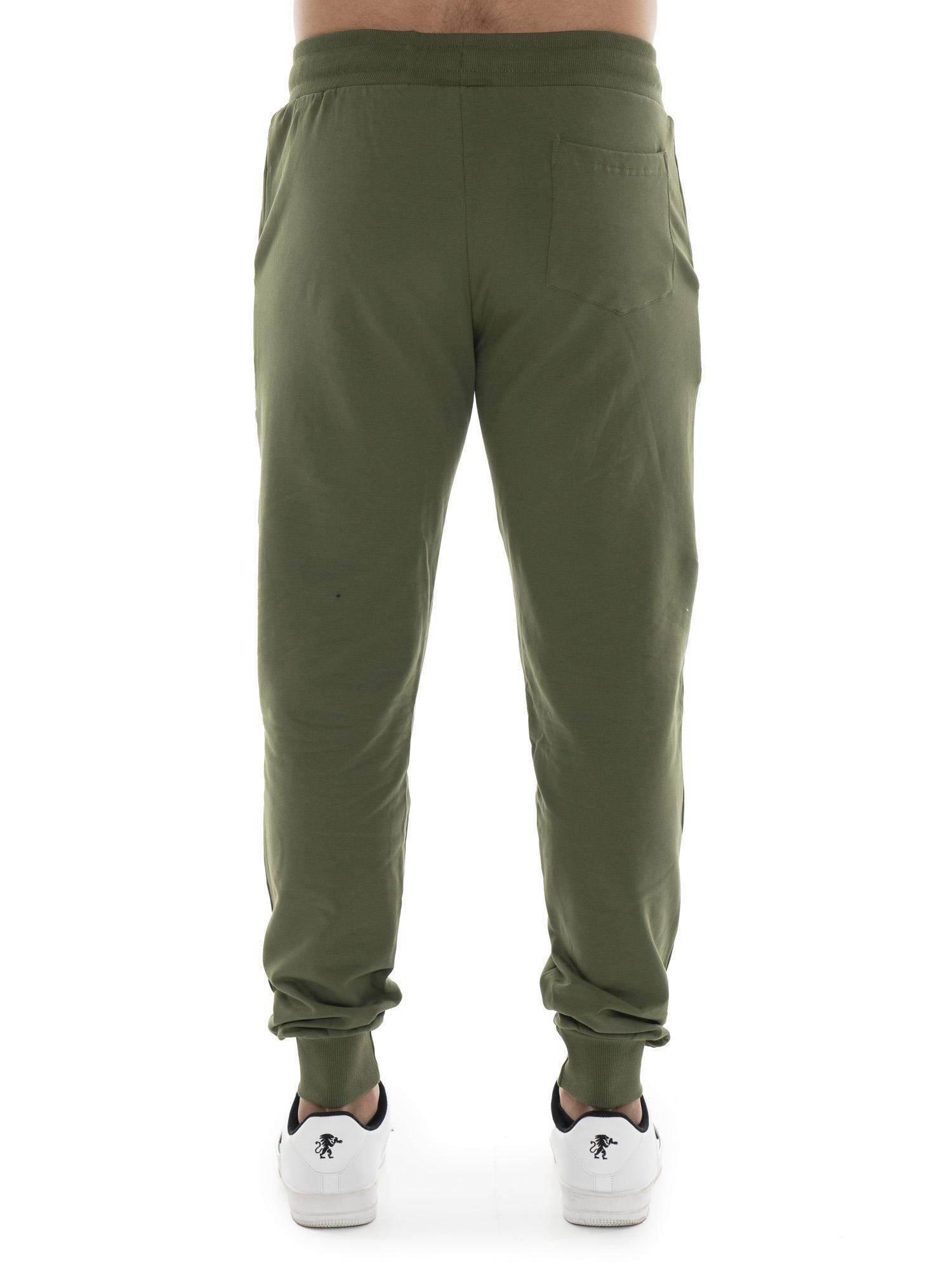 Pantalón de deporte de invierno para hombre con pequeño logo "Basic" en el puño 4/7
