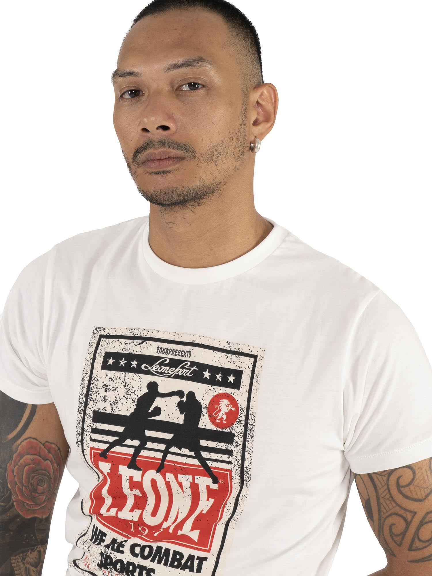 T-shirt da uomo maniche corte con stampa incontro boxe "Metropolitan" 5/5