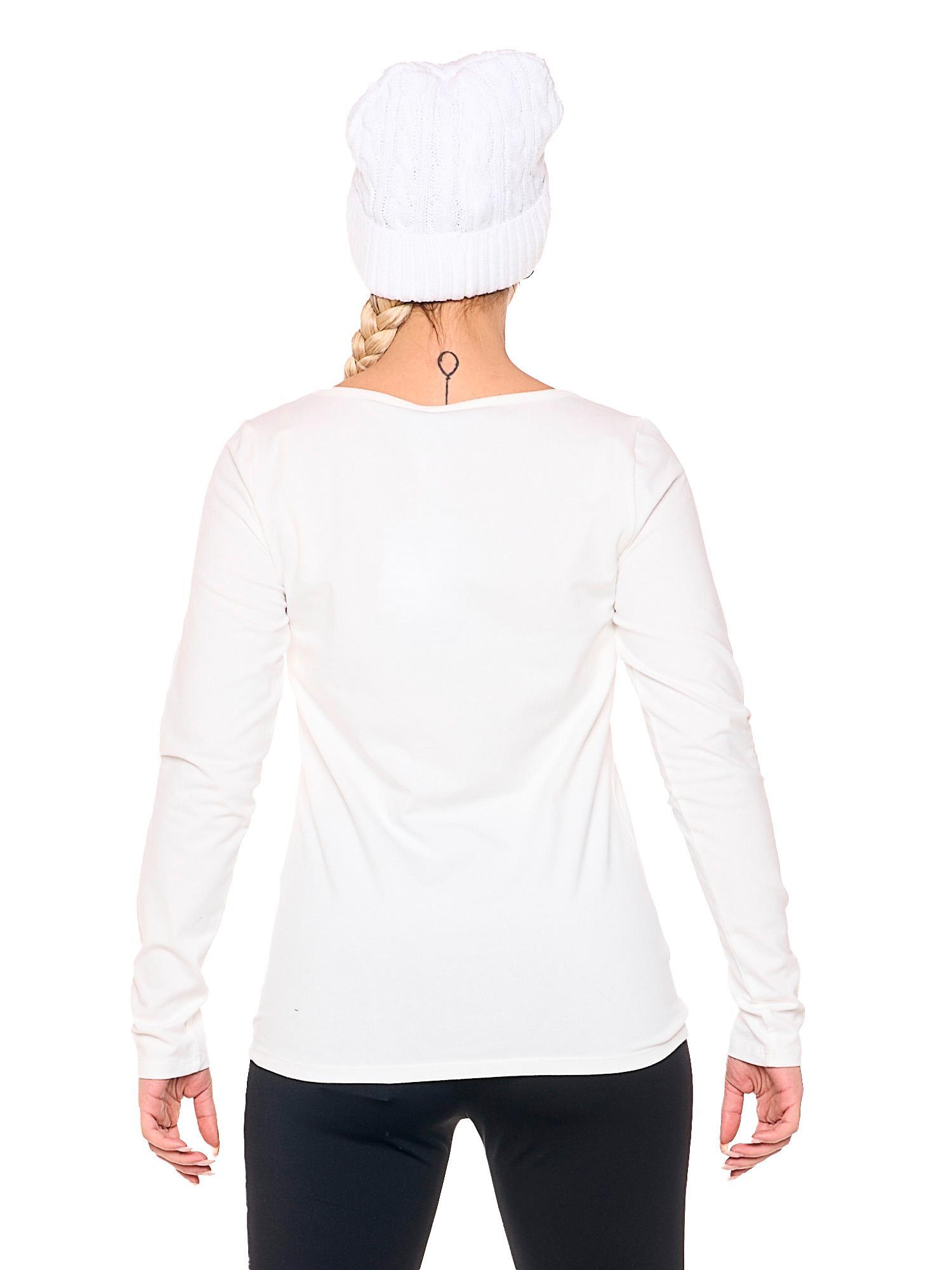 Dames-T-shirt met lange mouwen "Black Ring". 4/8