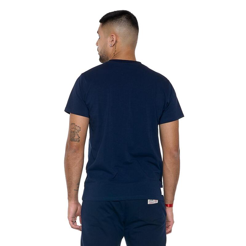 Tricou Leone 1947 Basic cu mânecă scurtă din bumbac elastic și logo mare