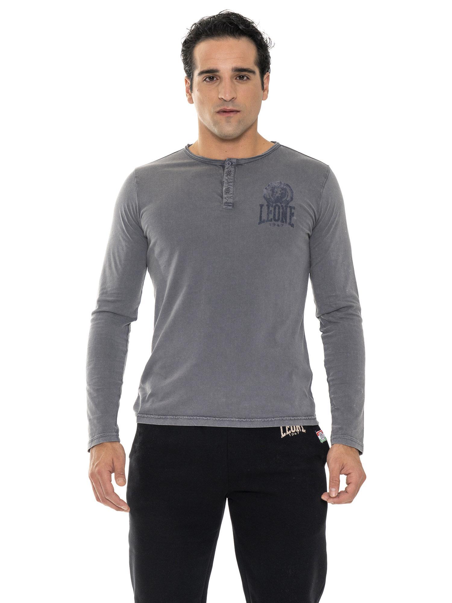 Camiseta masculina de manga comprida serafim "tratamentos"
