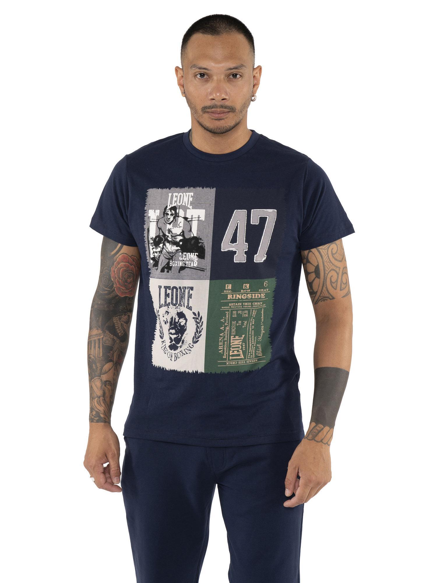 LEONE 1947 APPAREL T-shirt da uomo a maniche corte con stampe vintage "Iconic Vintage"