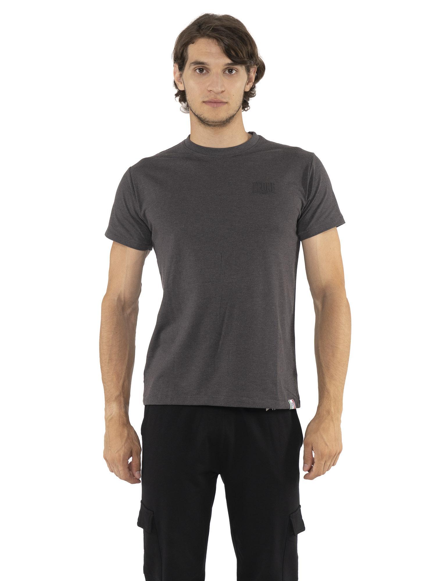 Camiseta hombre Leone 1947 Apparel manga corta algodón elástico logo pequeño 6/7