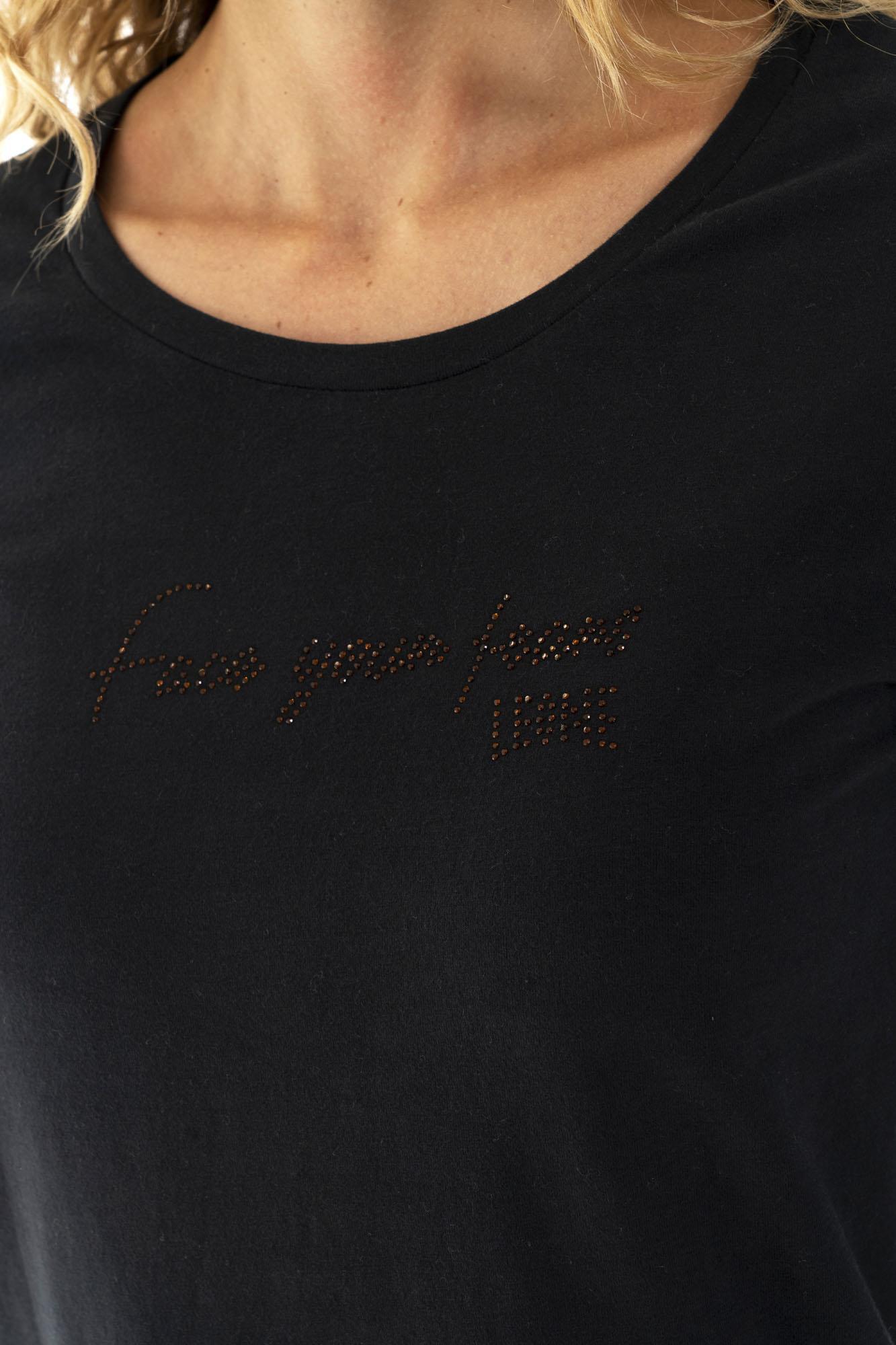 T-shirt feminina de manga comprida "relaxada" 3/7