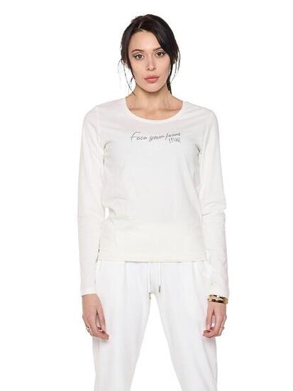 T-shirt manches longues femme "Relaxed