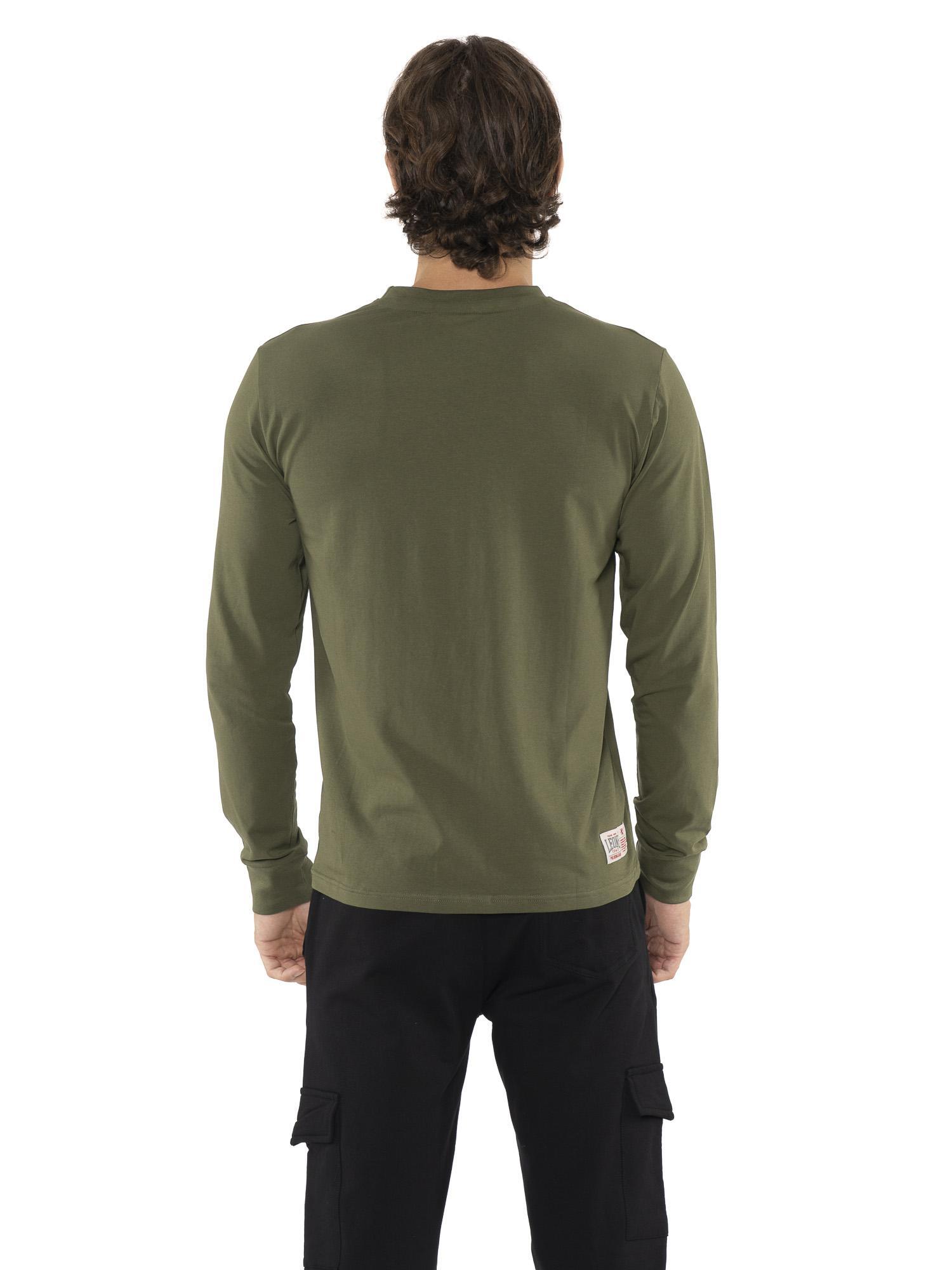 T-shirt da uomo maniche lunghe Leone 1947 Apparel 4/5