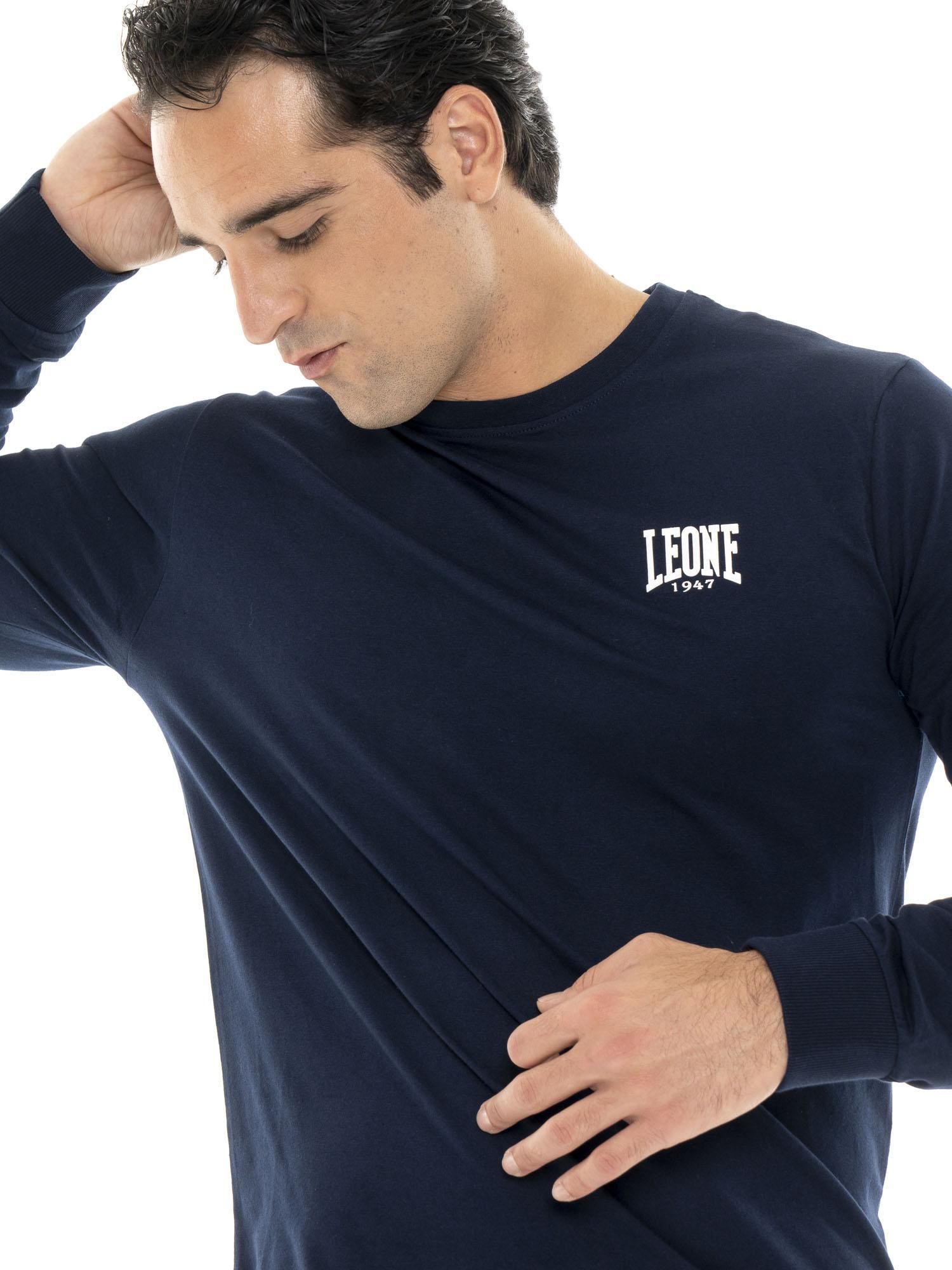 Camiseta básica de manga larga con logo pequeño. 5/5