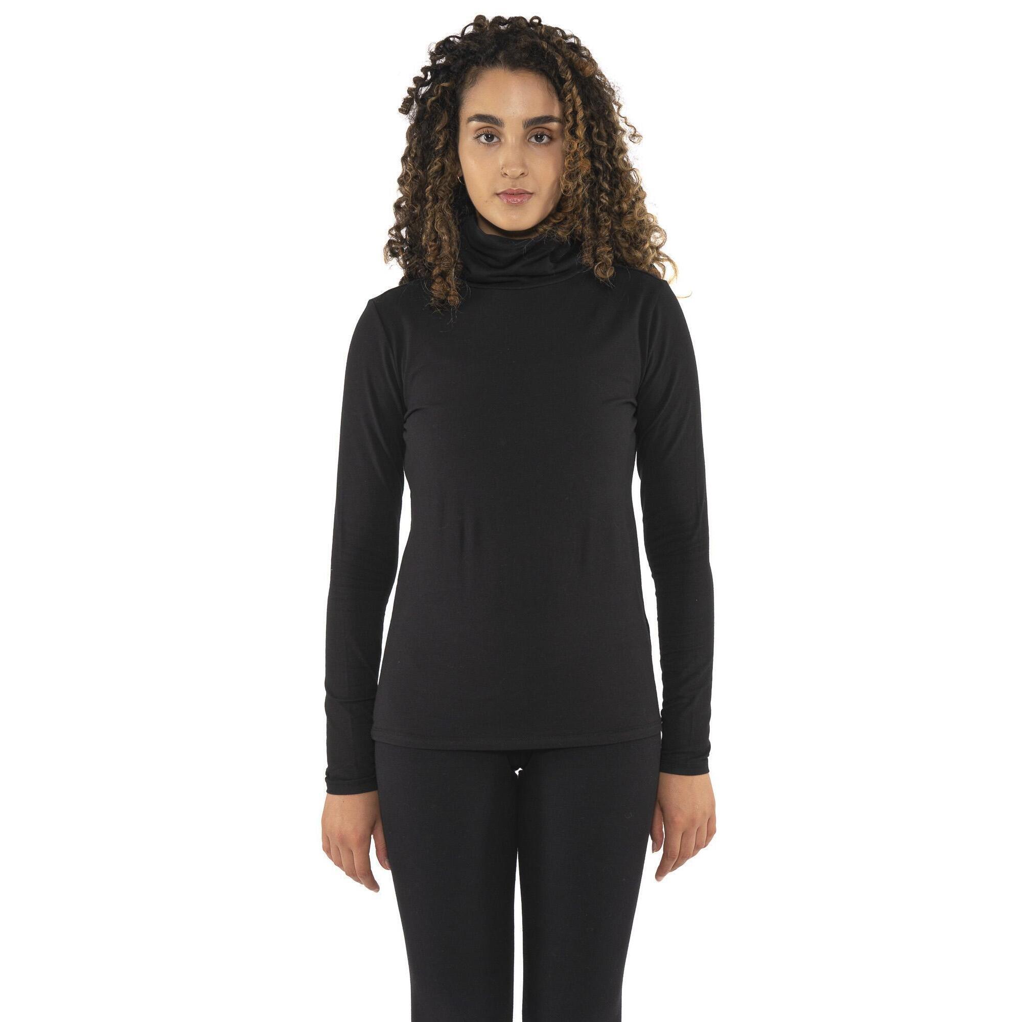 Leone 1947 Apparel - "jamais Sans" T-shirt À Manches Longues Et Col Roulé Pour Femmes - T-shirt Manches Courtes - Noir - 40 M - Decathlon