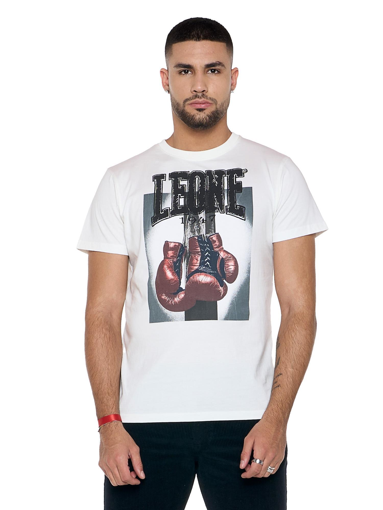 Camiseta masculina de manga curta com estampa de luvas "celebrated"