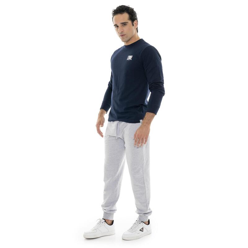 Tricou cu mânecă lungă și logo mic „Basic”