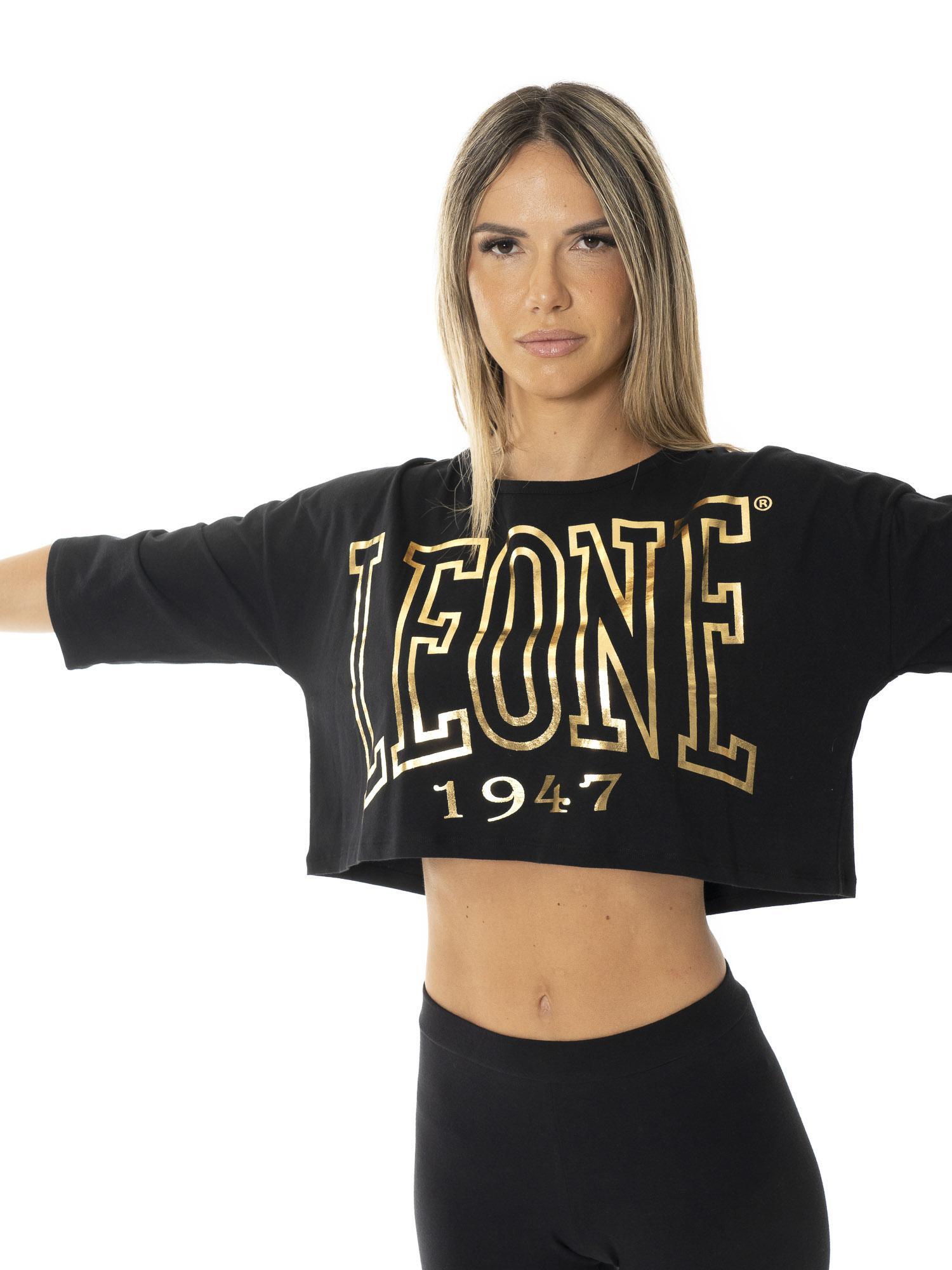 Camiseta corta de mujer "Authentic Gold" de manga corta 3/5