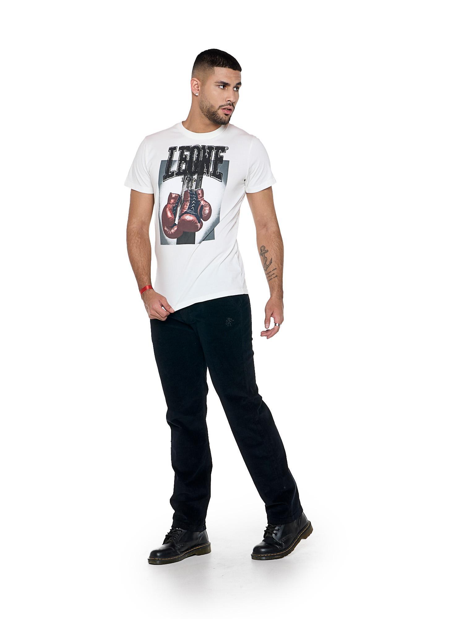 T-shirt da uomo maniche corte con stampa guantoni "Celebrated" 3/6