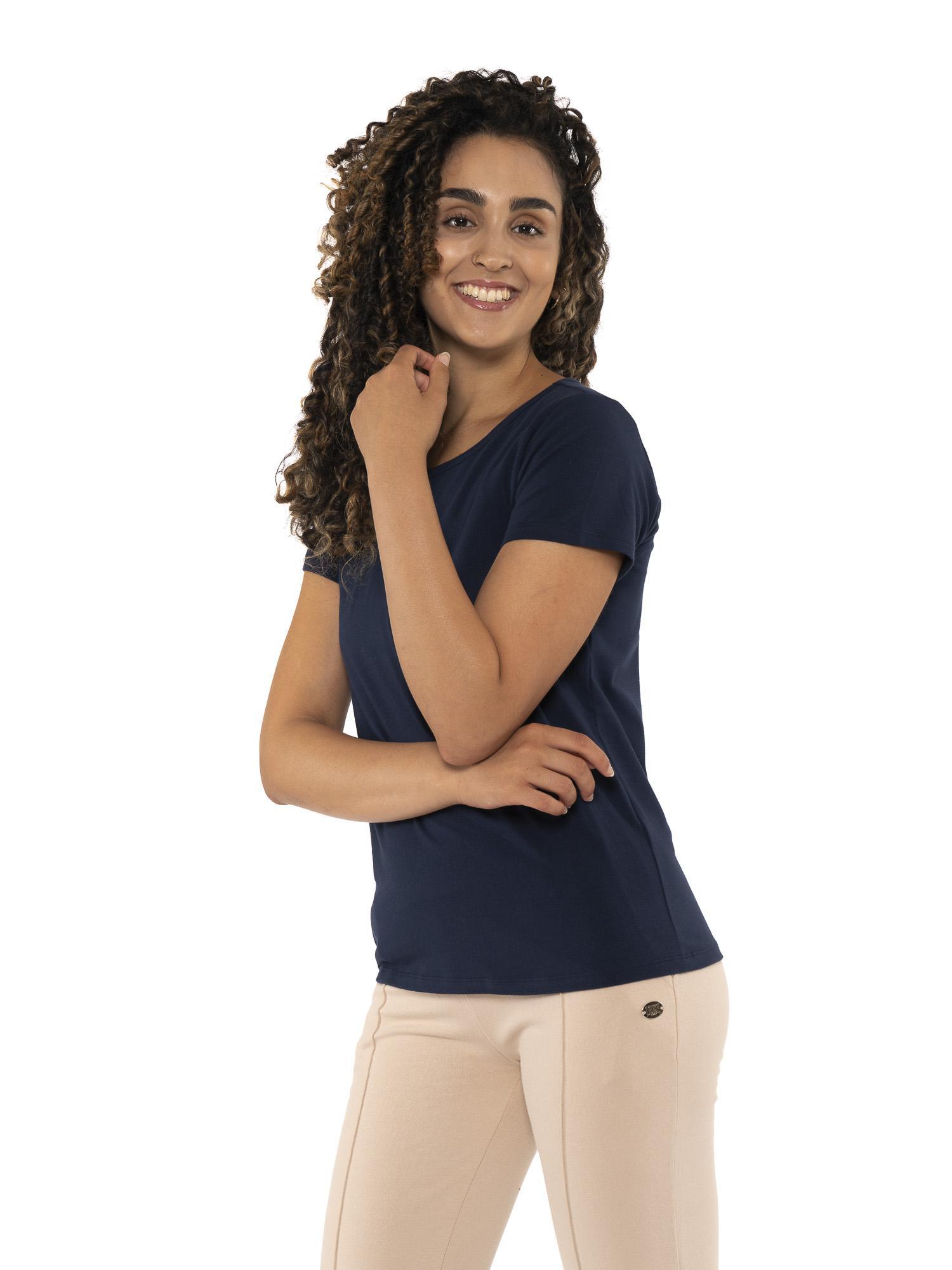 Camiseta de manga corta mujer "Nunca sin" 5/6
