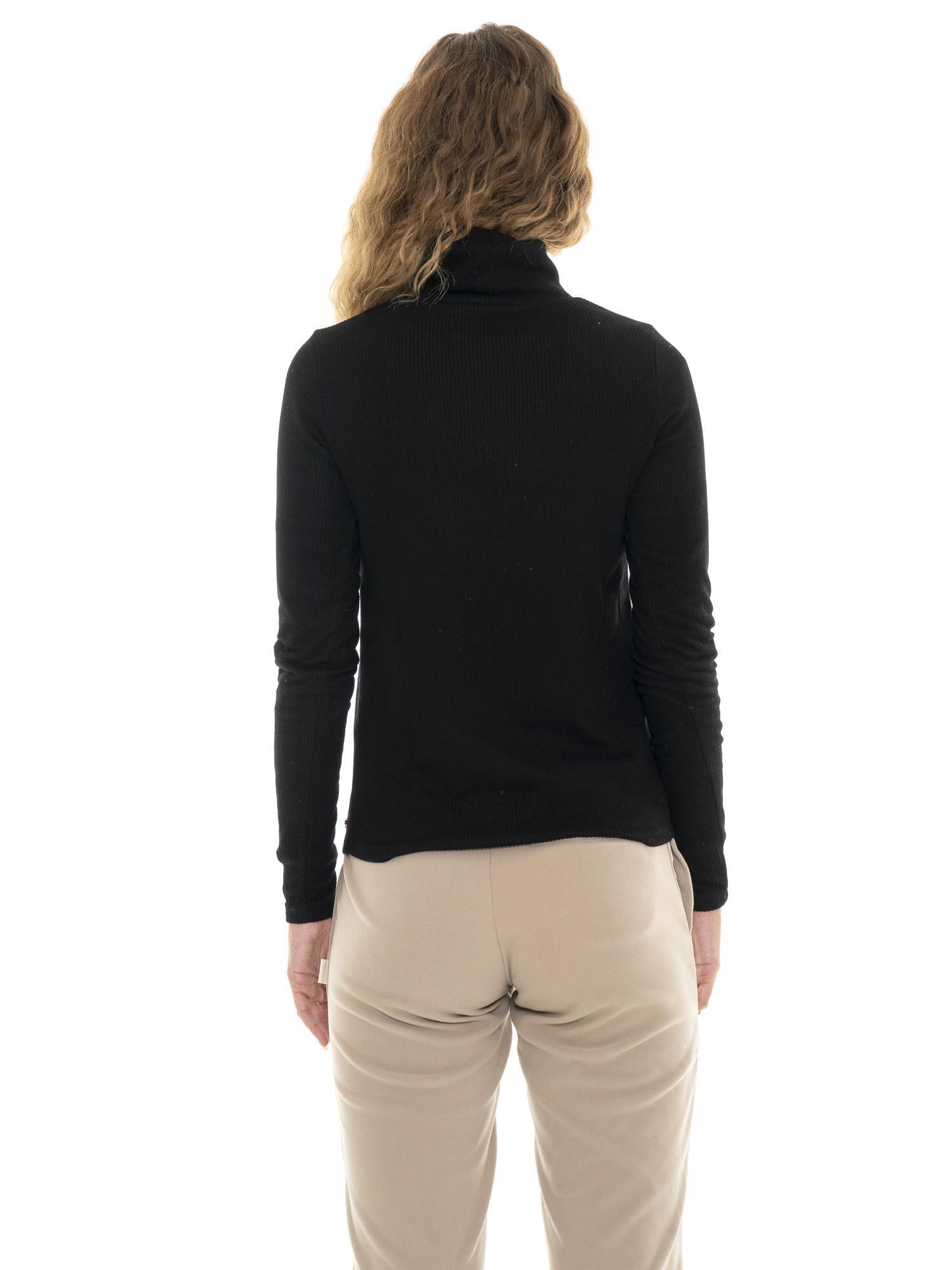 T-shirt à col roulé côtelé à manches longues « Pearl » pour femme 4/5