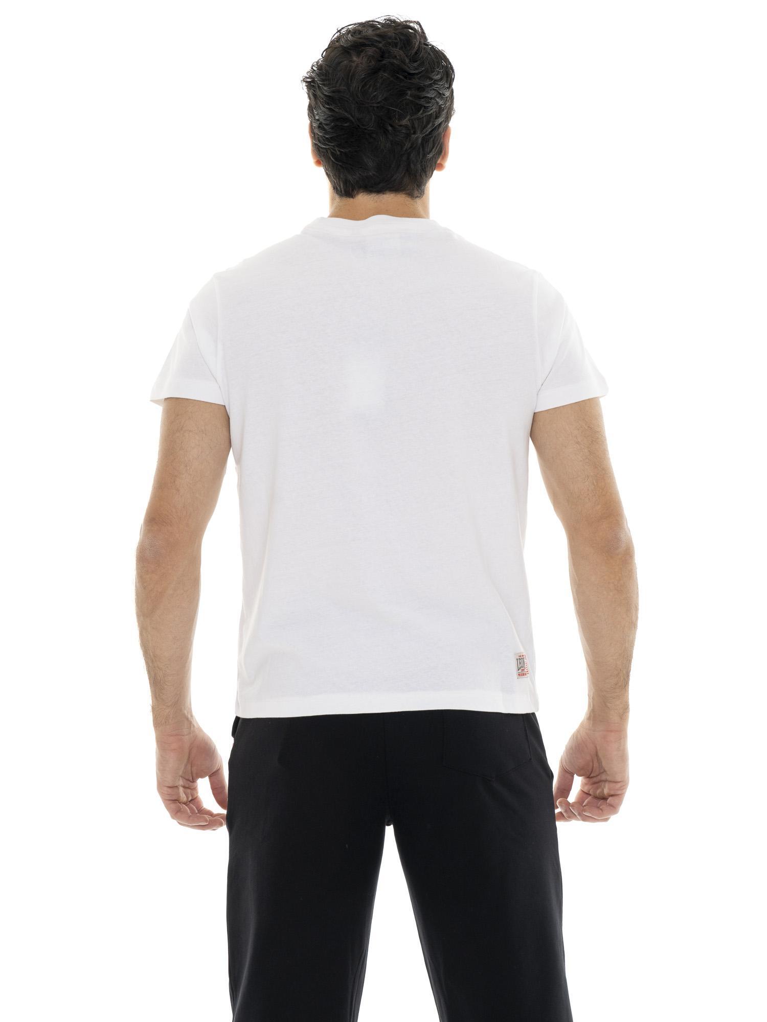 Camiseta de hombre de manga corta con logo estampado "Iconic Vintage" 4/7