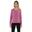 "Nooit zonder" dames-T-shirt met lange mouwen