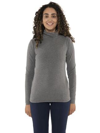 „Never Without“ Damen-Rollkragen-Langarm-T-Shirt