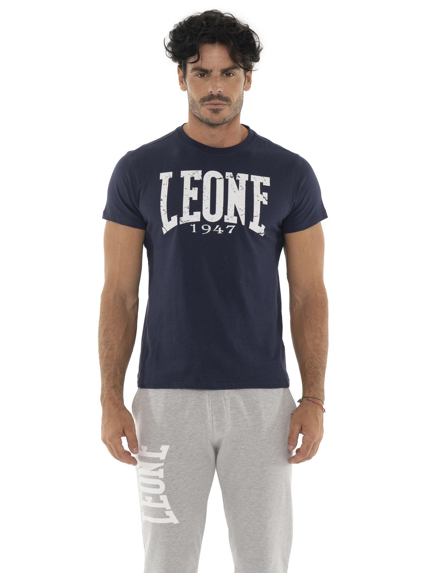 LEONE 1947 APPAREL T-shirt da uomo a maniche corte con stampa logo vintage "Iconic Vintage"