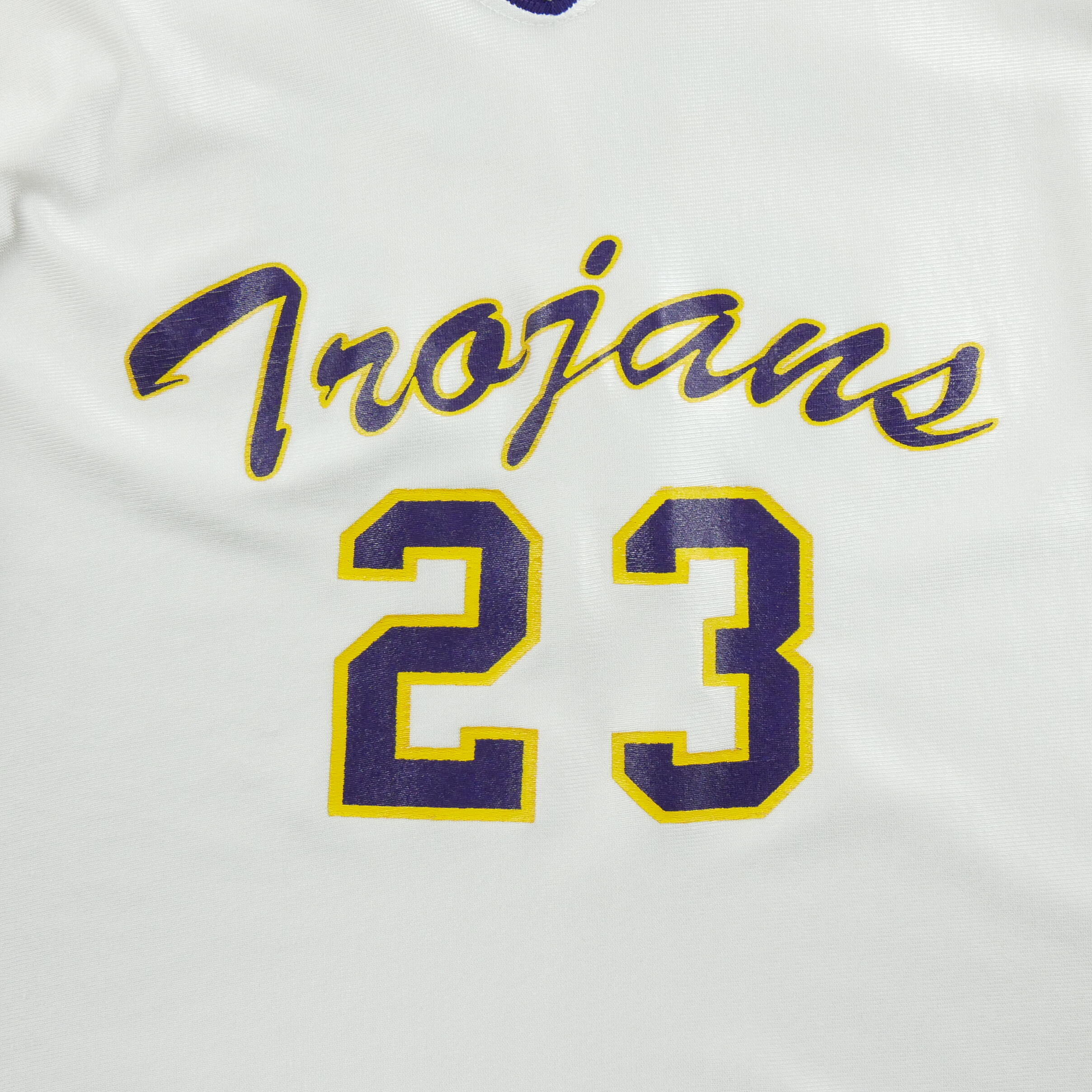 Seconda Mano - Maglia da uomo Made in USA Trojans Y2K - Stato buono 3/7
