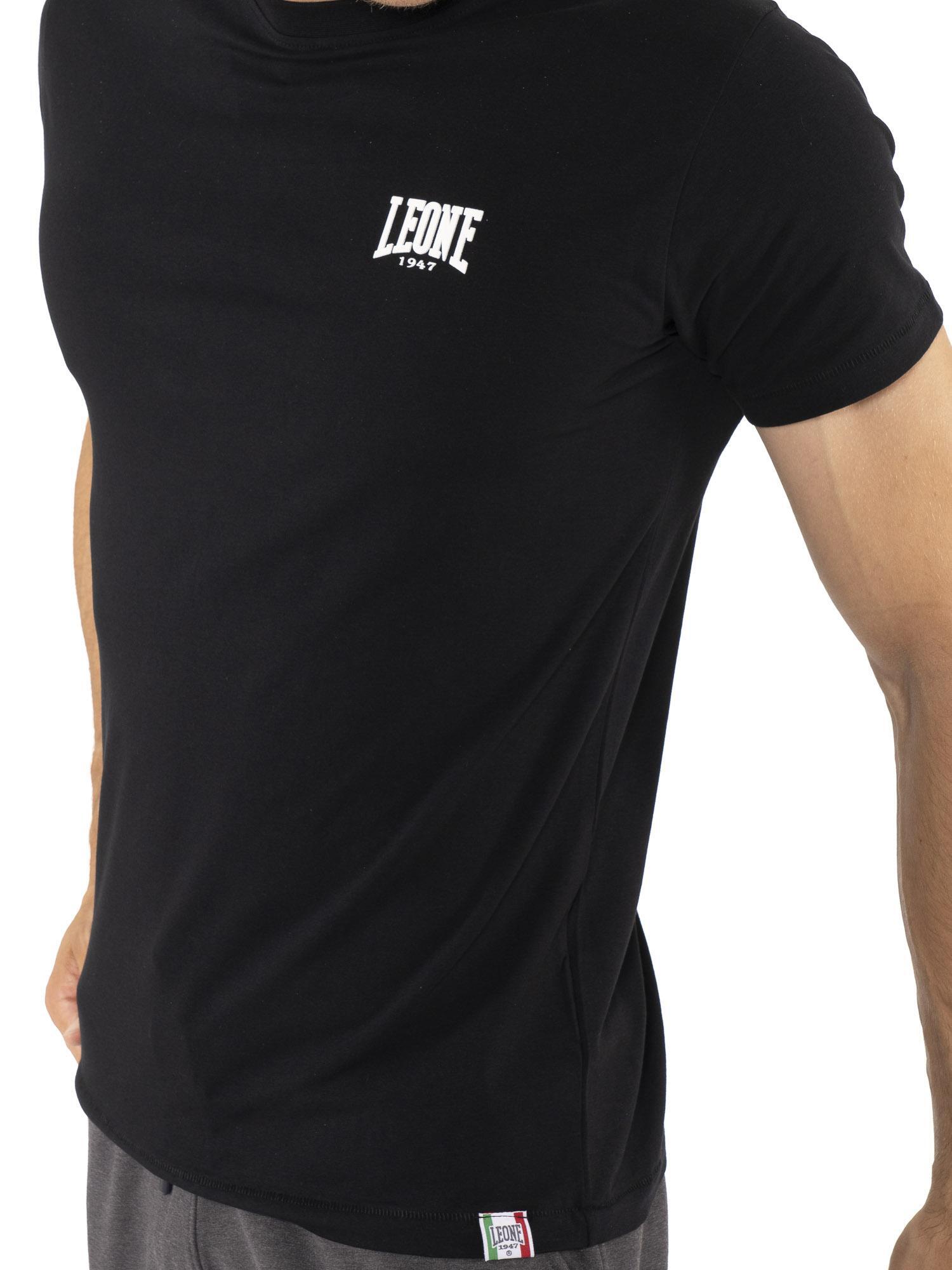 Camiseta hombre Leone 1947 Apparel manga corta algodón elástico logo pequeño 3/7