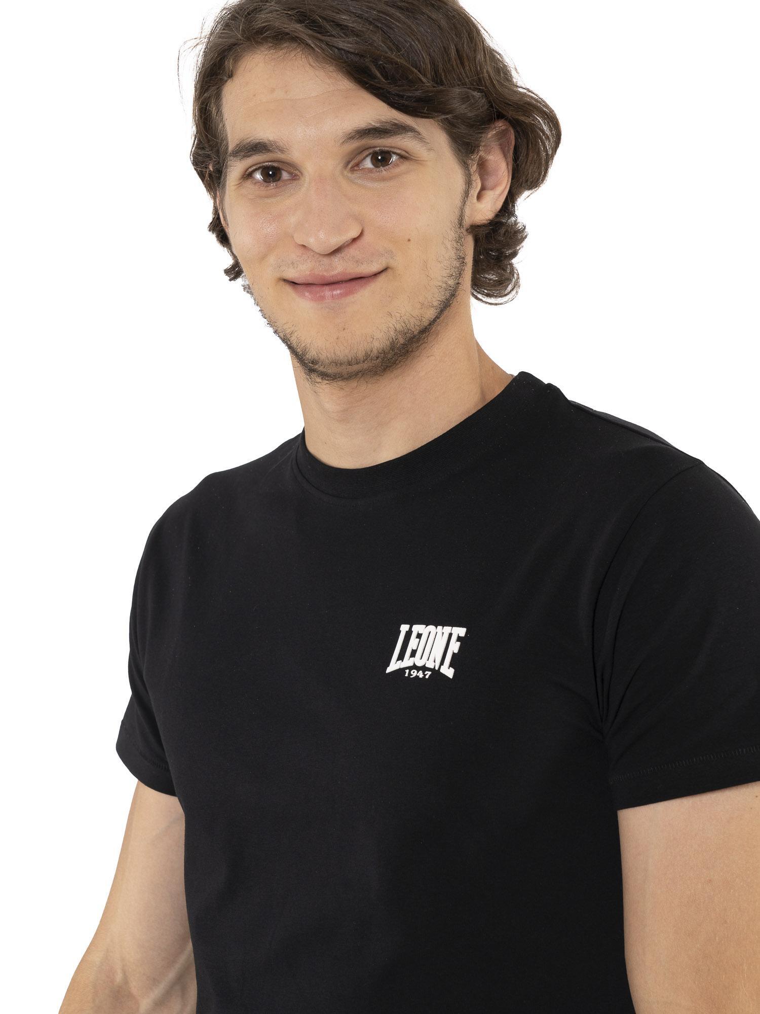 Camiseta hombre Leone 1947 Apparel manga corta algodón elástico logo pequeño 5/7