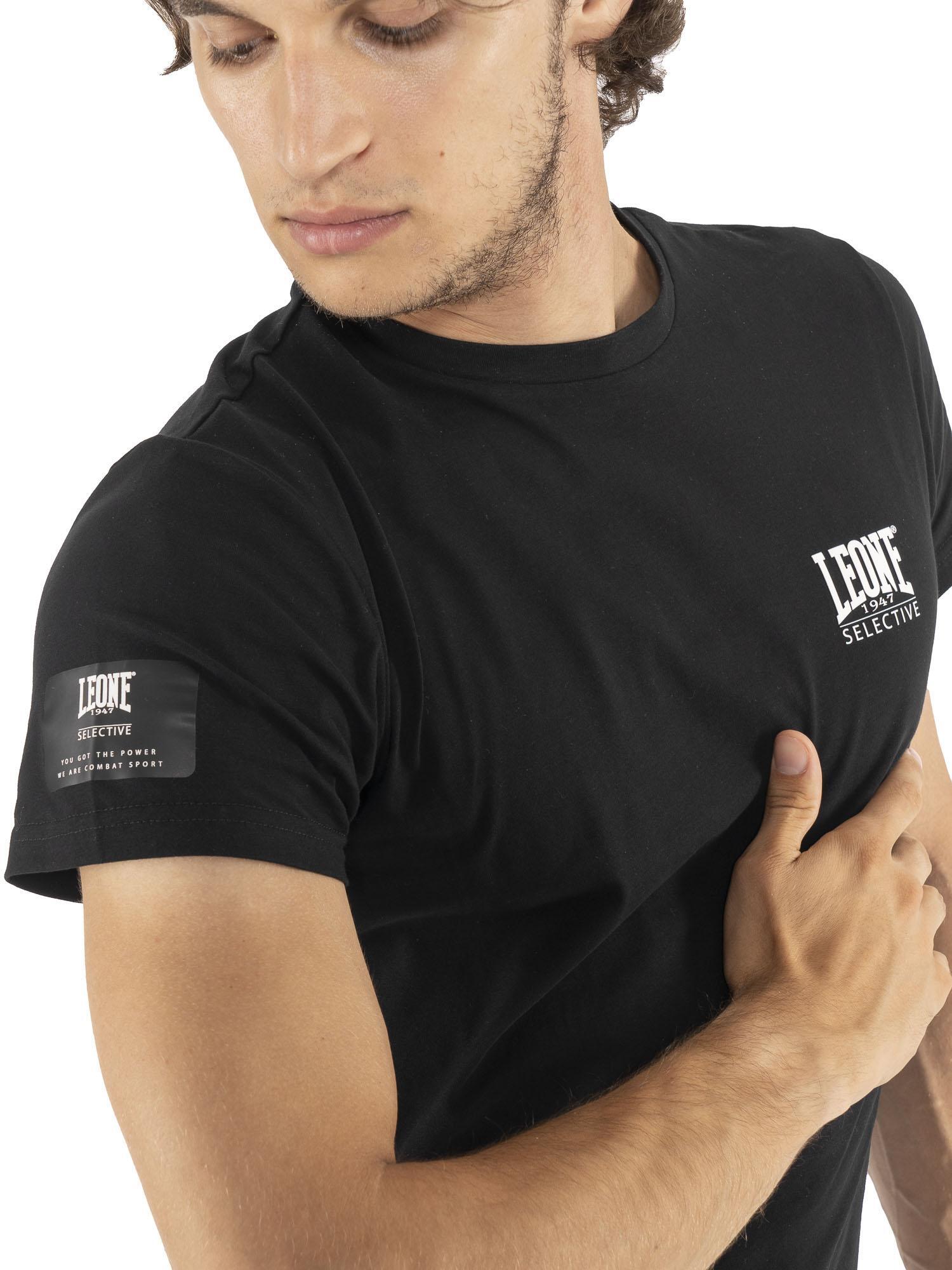T-shirt en coton à manches courtes avec écusson « Selective » 3/5