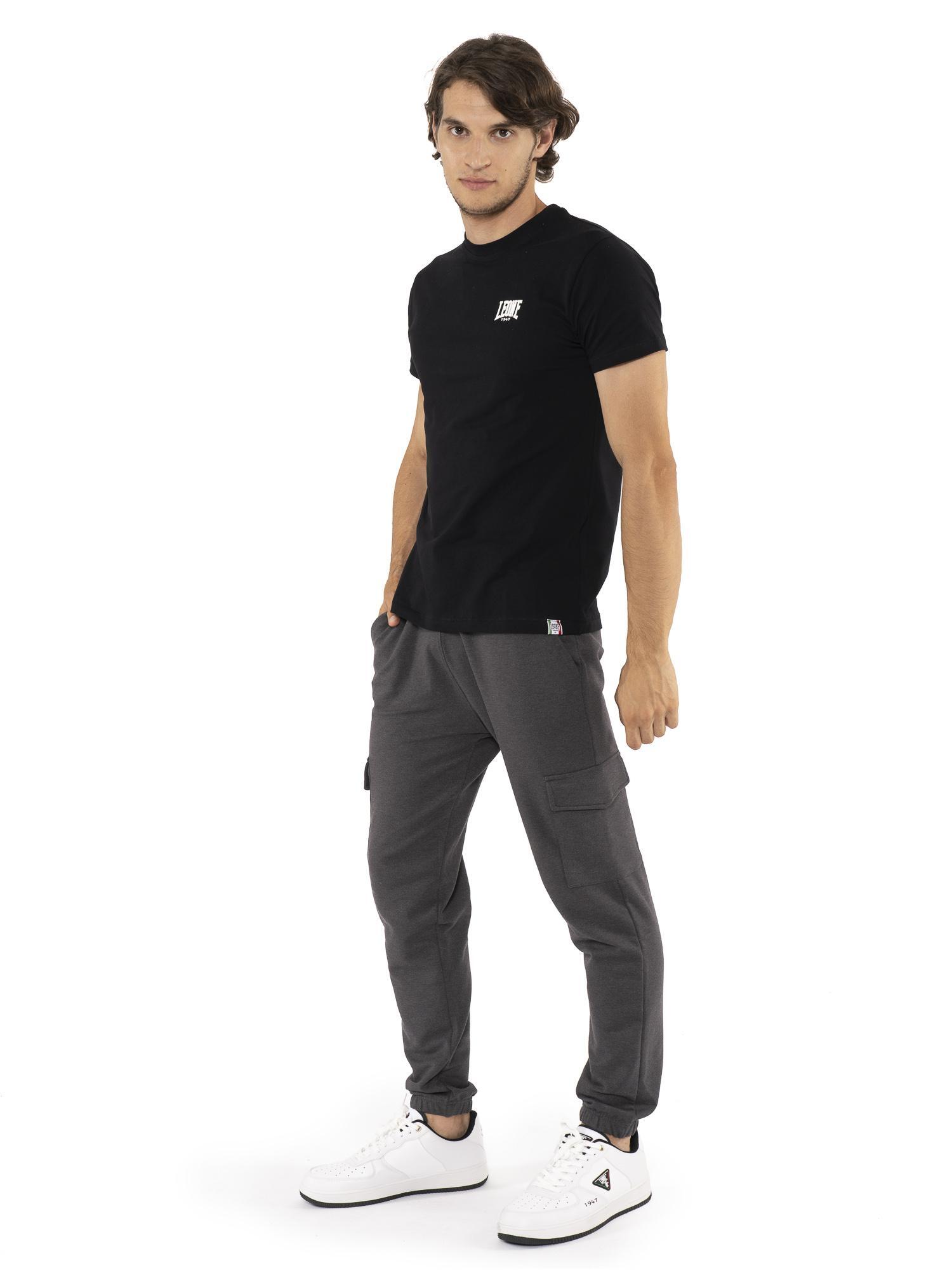 Camiseta hombre Leone 1947 Apparel manga corta algodón elástico logo pequeño 2/7