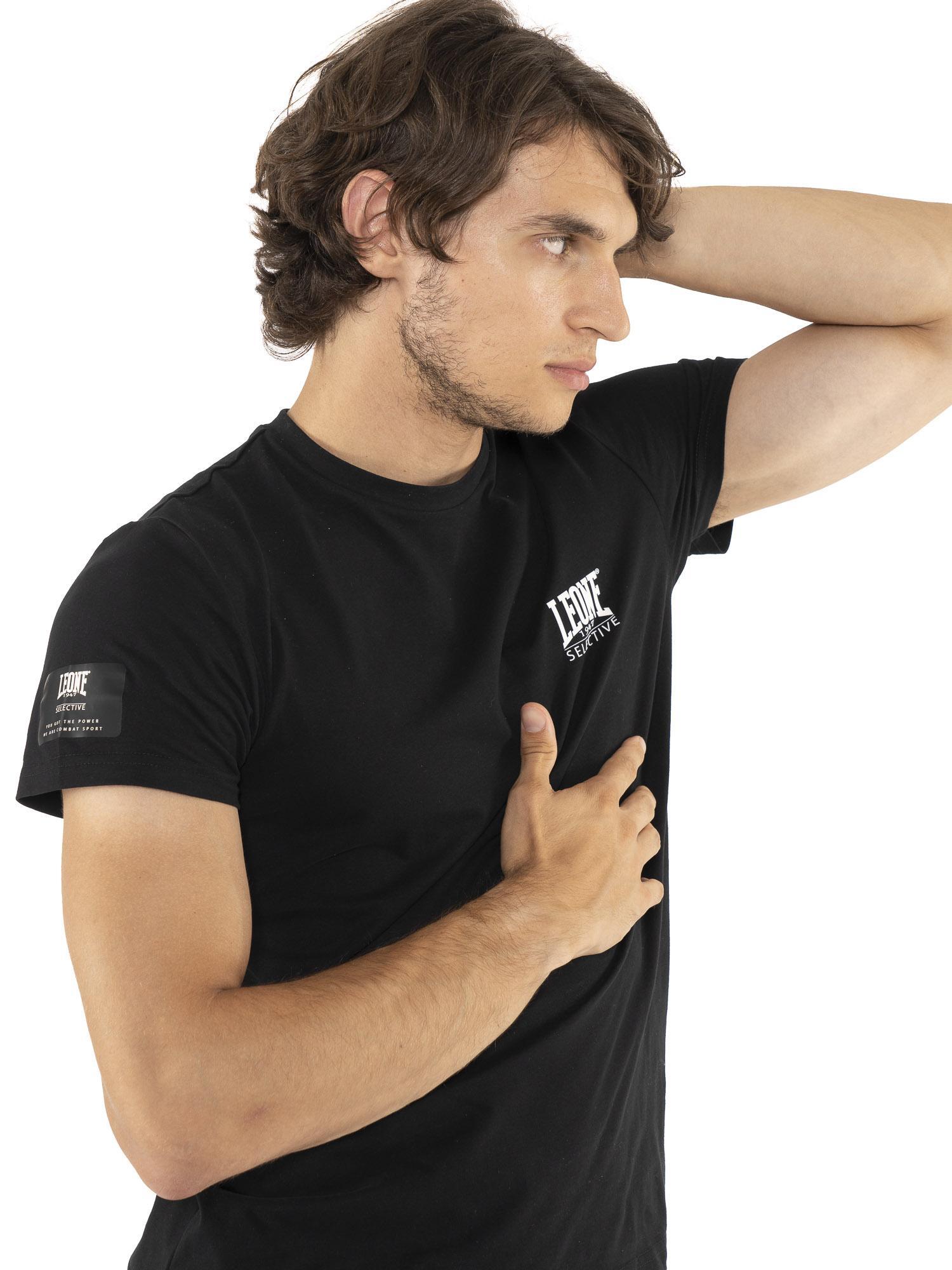 T-shirt en coton à manches courtes avec écusson « Selective » 5/5