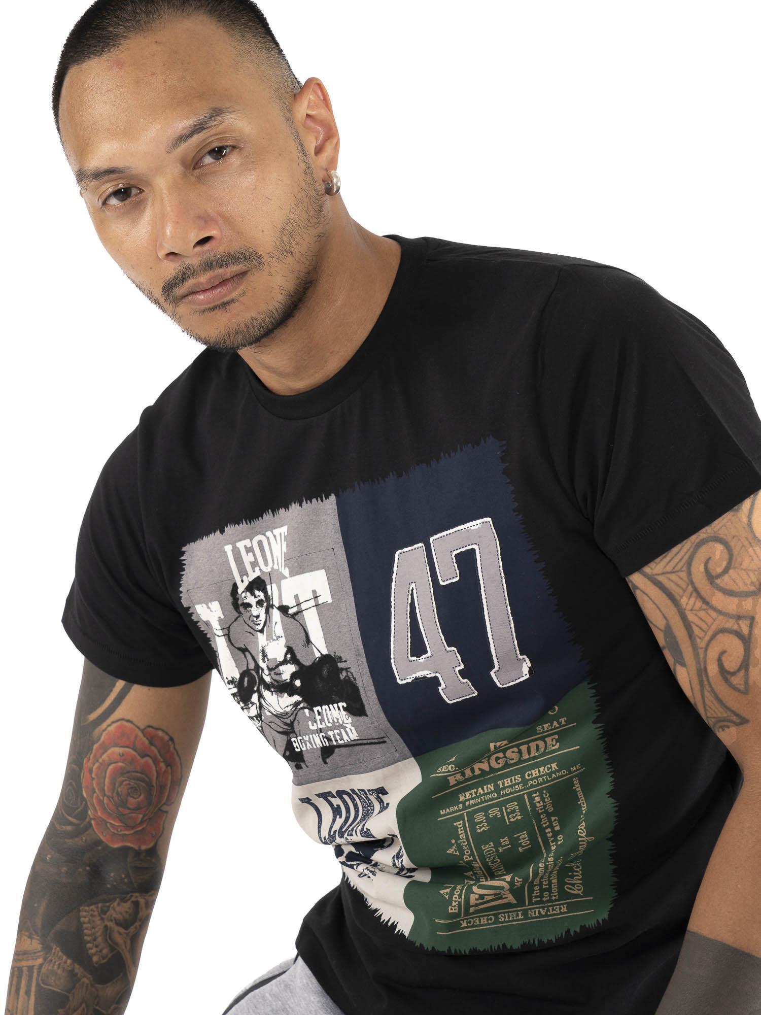 Camiseta masculina de manga curta "Iconic Vintage" com estampas vintage 5/5