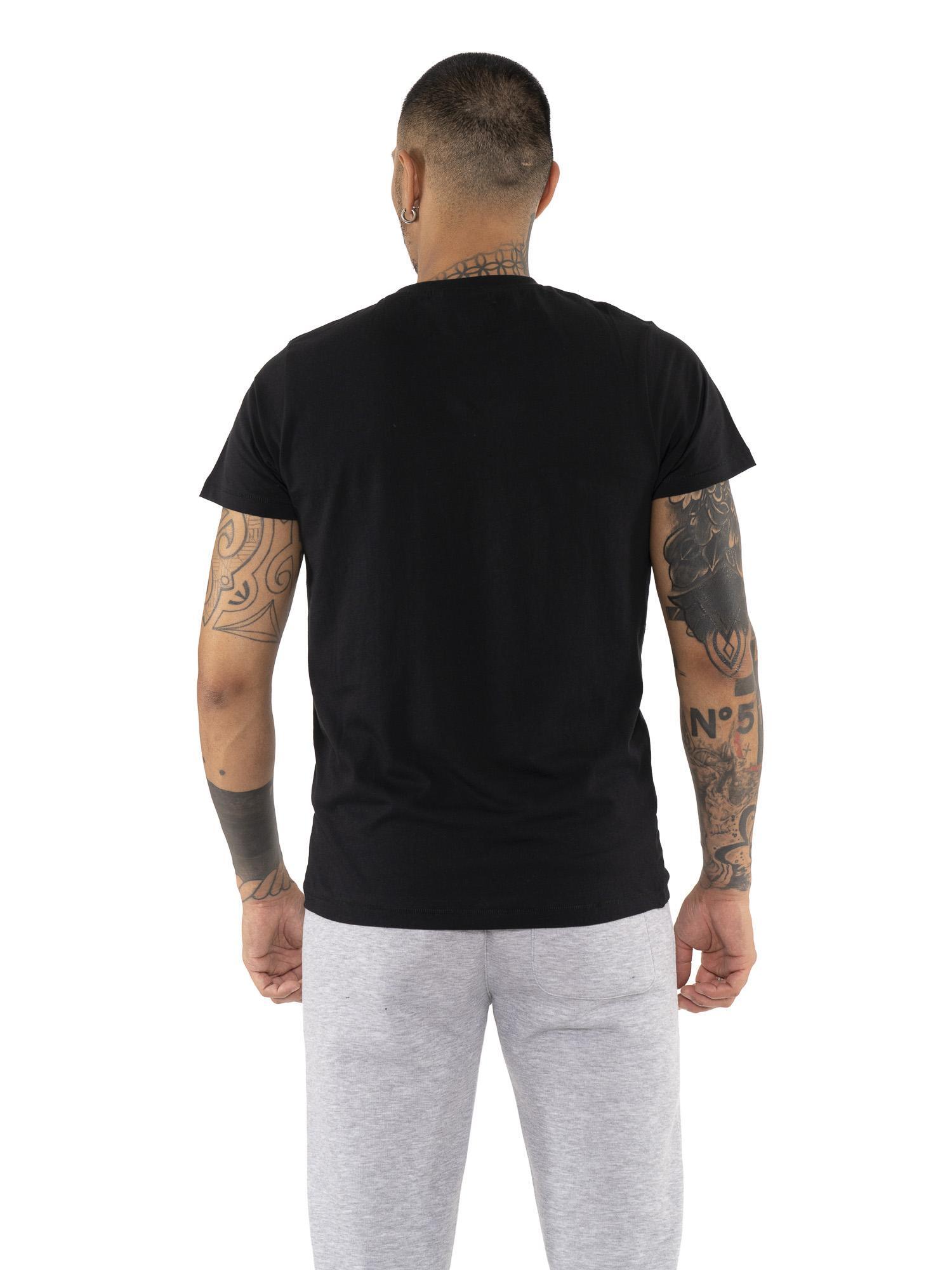Camiseta masculina de manga curta "Iconic Vintage" com estampas vintage 4/5