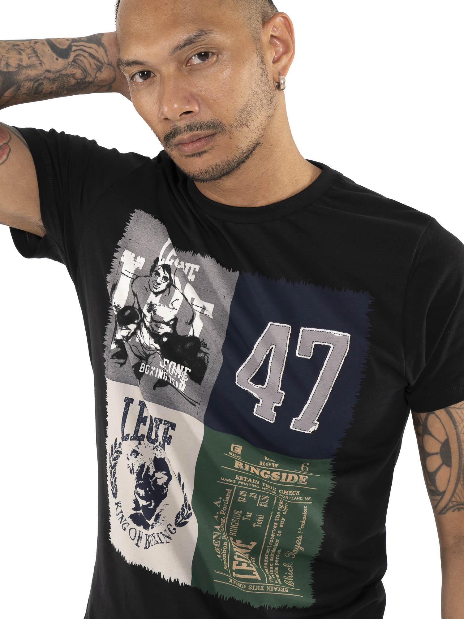 Camiseta masculina de manga curta "Iconic Vintage" com estampas vintage 3/5