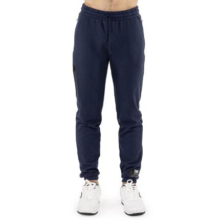 Spodnie dresowe z bawełna z zamek błyskawiczny na co dzień