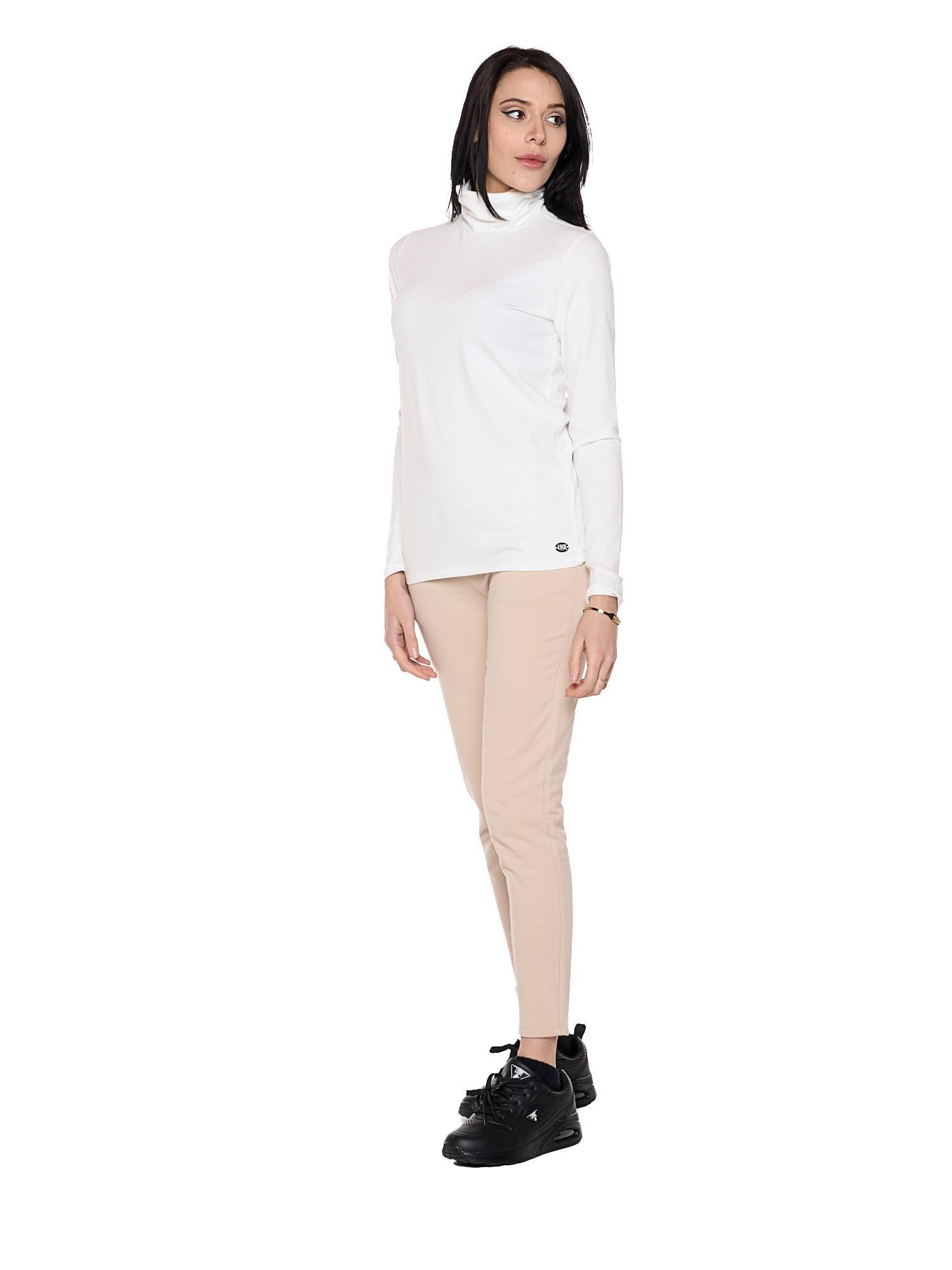 Camiseta de manga larga con cuello alto para mujer "Never Without" 2/7