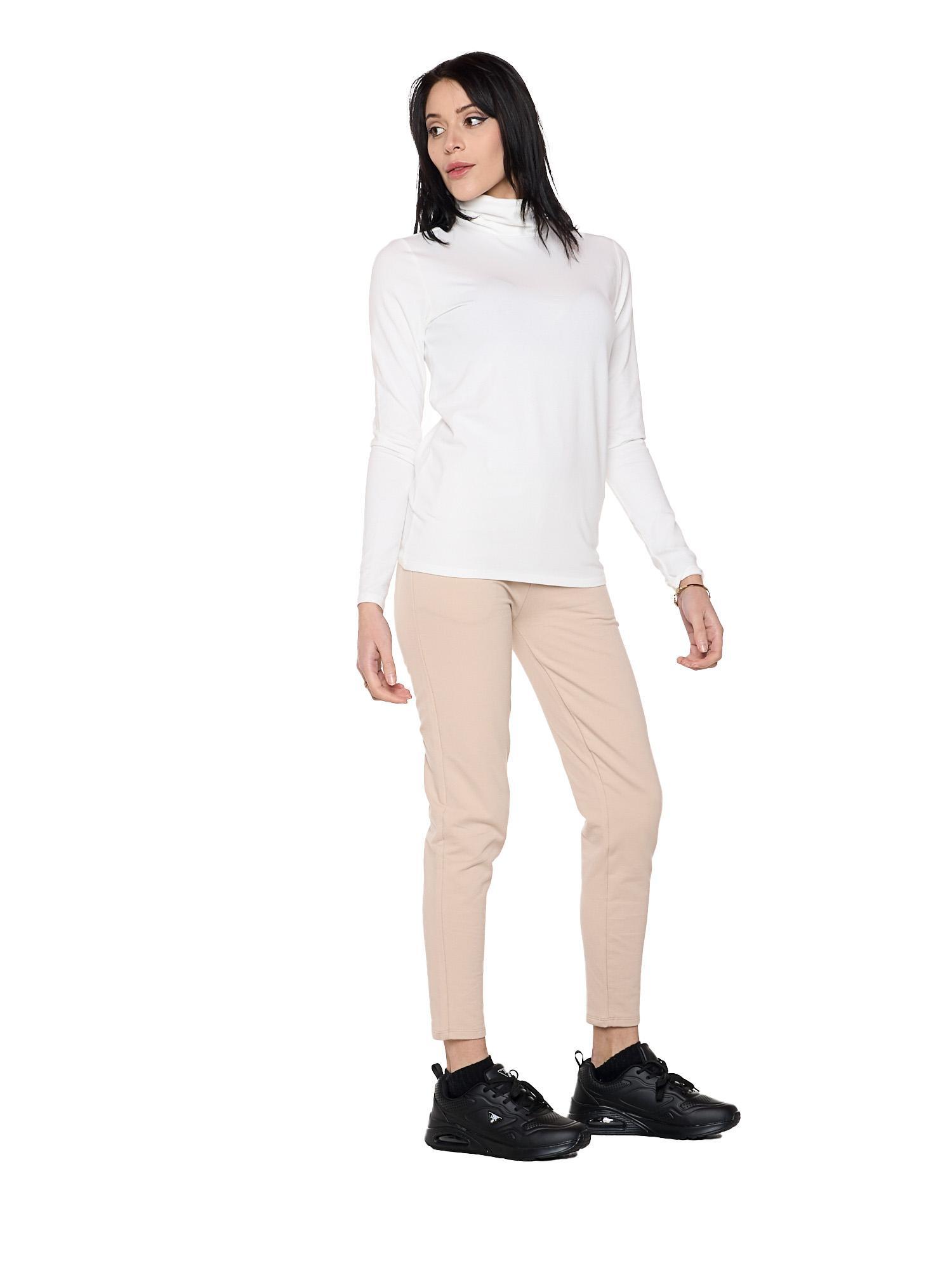 Camiseta de manga larga con cuello alto para mujer "Never Without" 3/7
