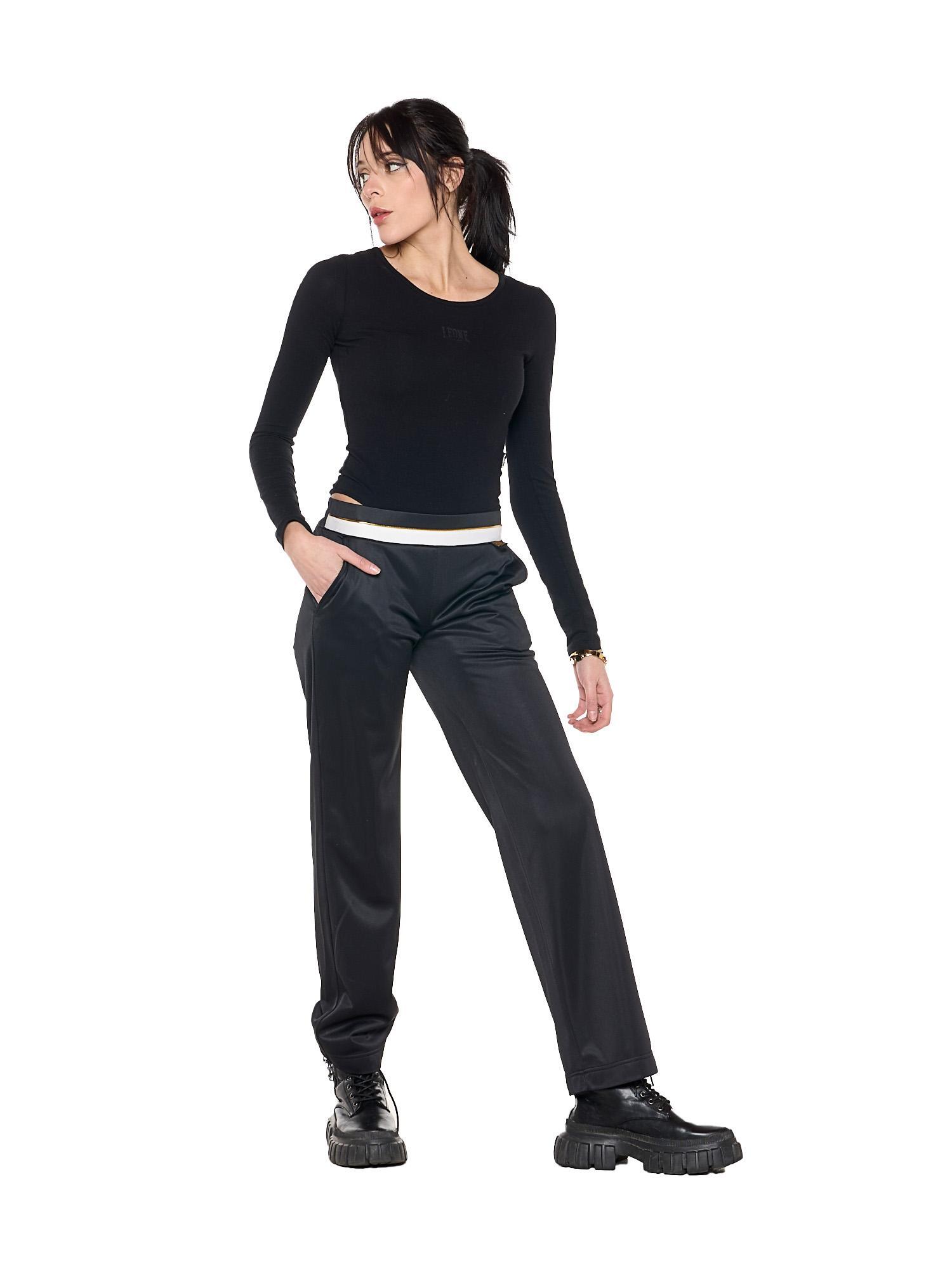 Pantalone sportivo da donna invernale a palazzo "Authentic Gold" 3/5
