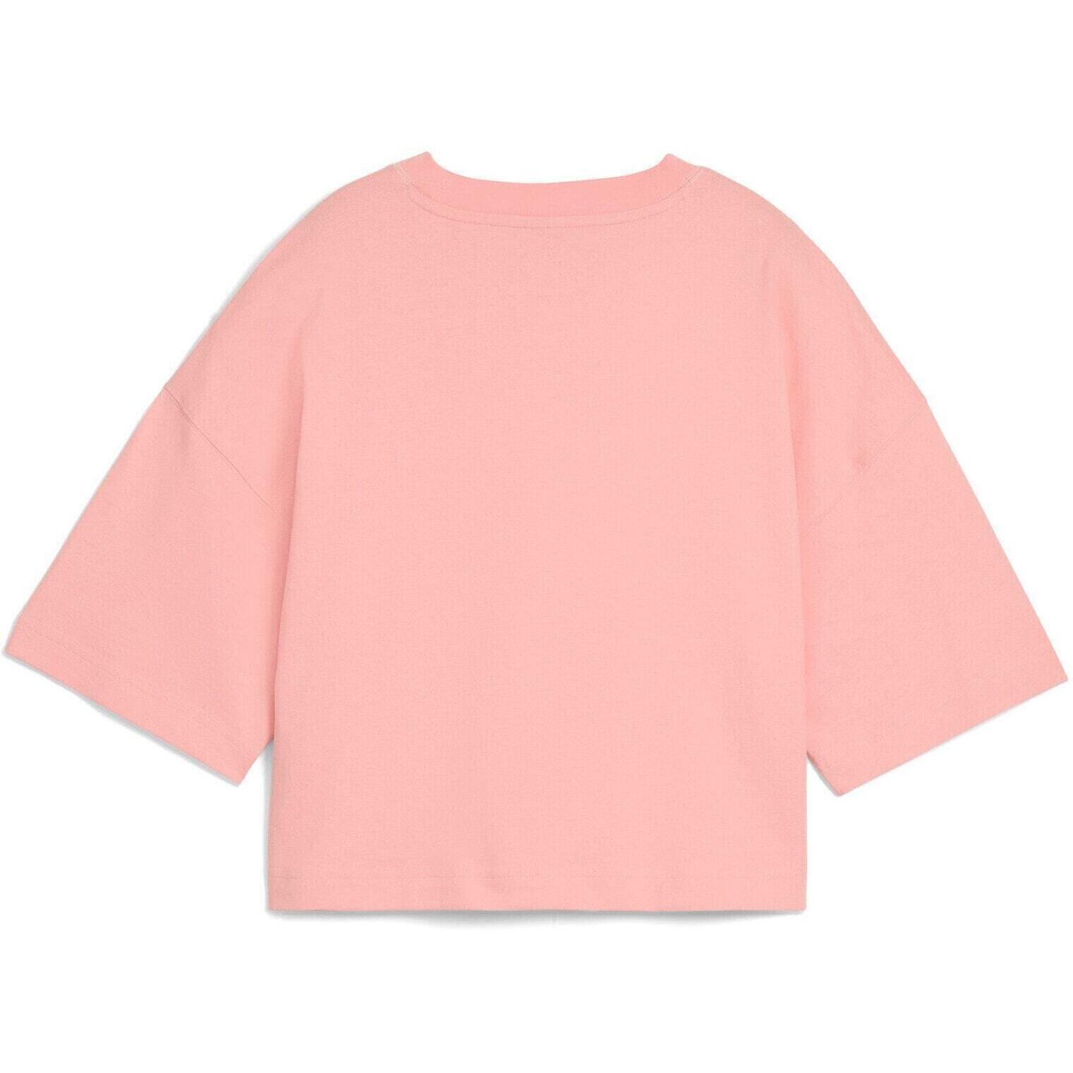 T-shirt Puma Premium Ess Oversized Graphic Tee, Rose, Femmes 5/5