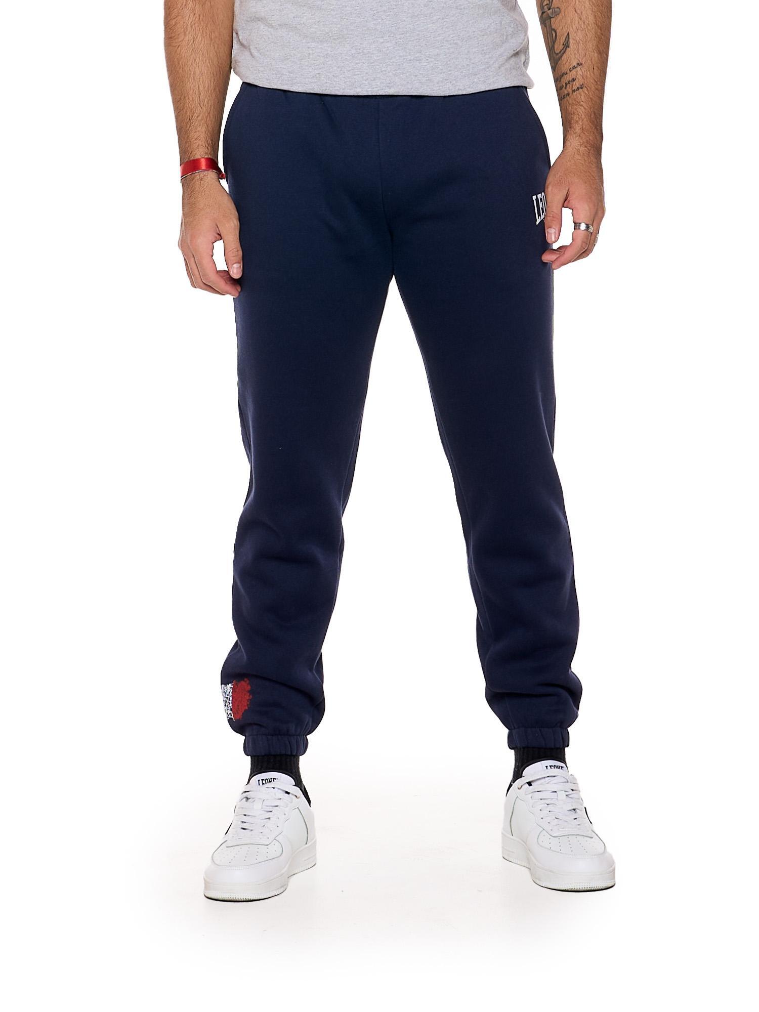 LEONE 1947 APPAREL Winterjoggingbroek voor heren met 'Iconisch Vintage'-logo