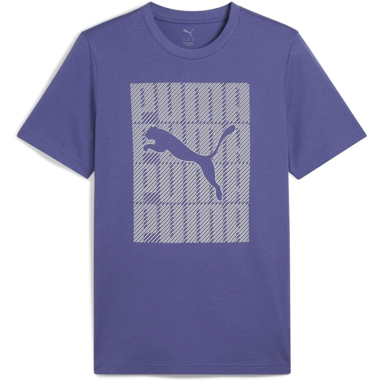 T-shirt Puma Graphics Wording Tee, Bleu, Hommes 1/2