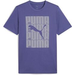 T-shirt Puma Graphics Wording Tee, Bleu, Hommes