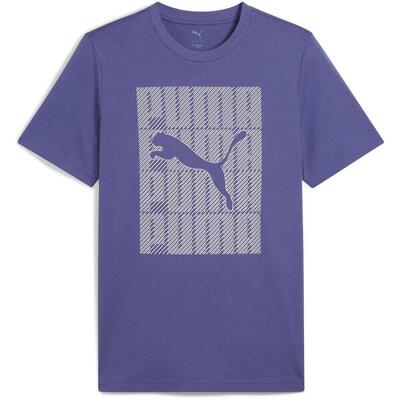 T-Shirt Puma Graphics Wording Tee. Blau. Herren