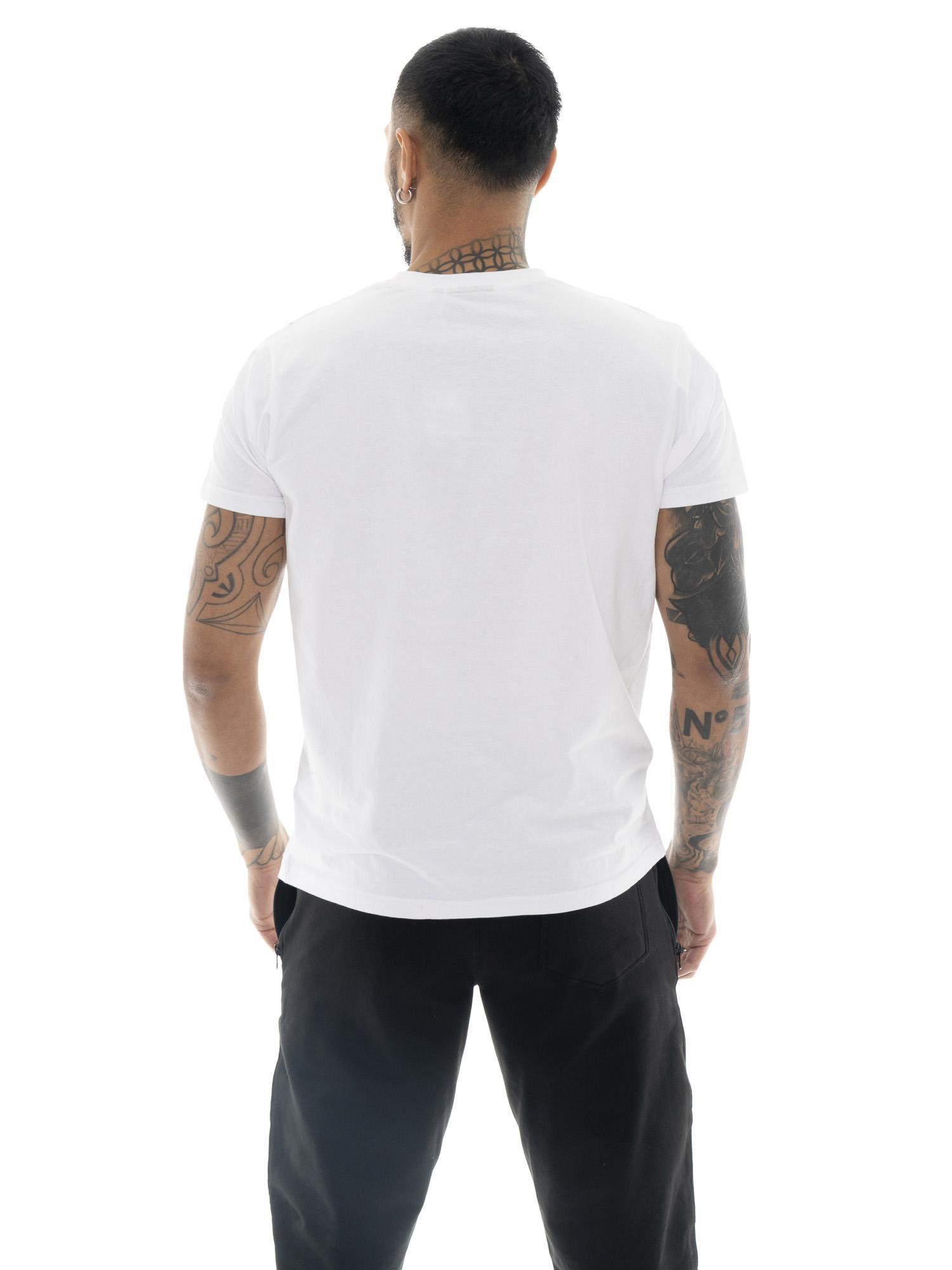 Camiseta de hombre de manga corta con estampado dorado "Authentic Gold" 4/6