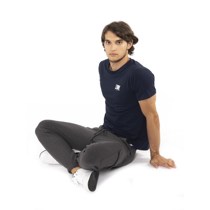 Pantaloni cargo bărbătești cu logo mic „Basic”