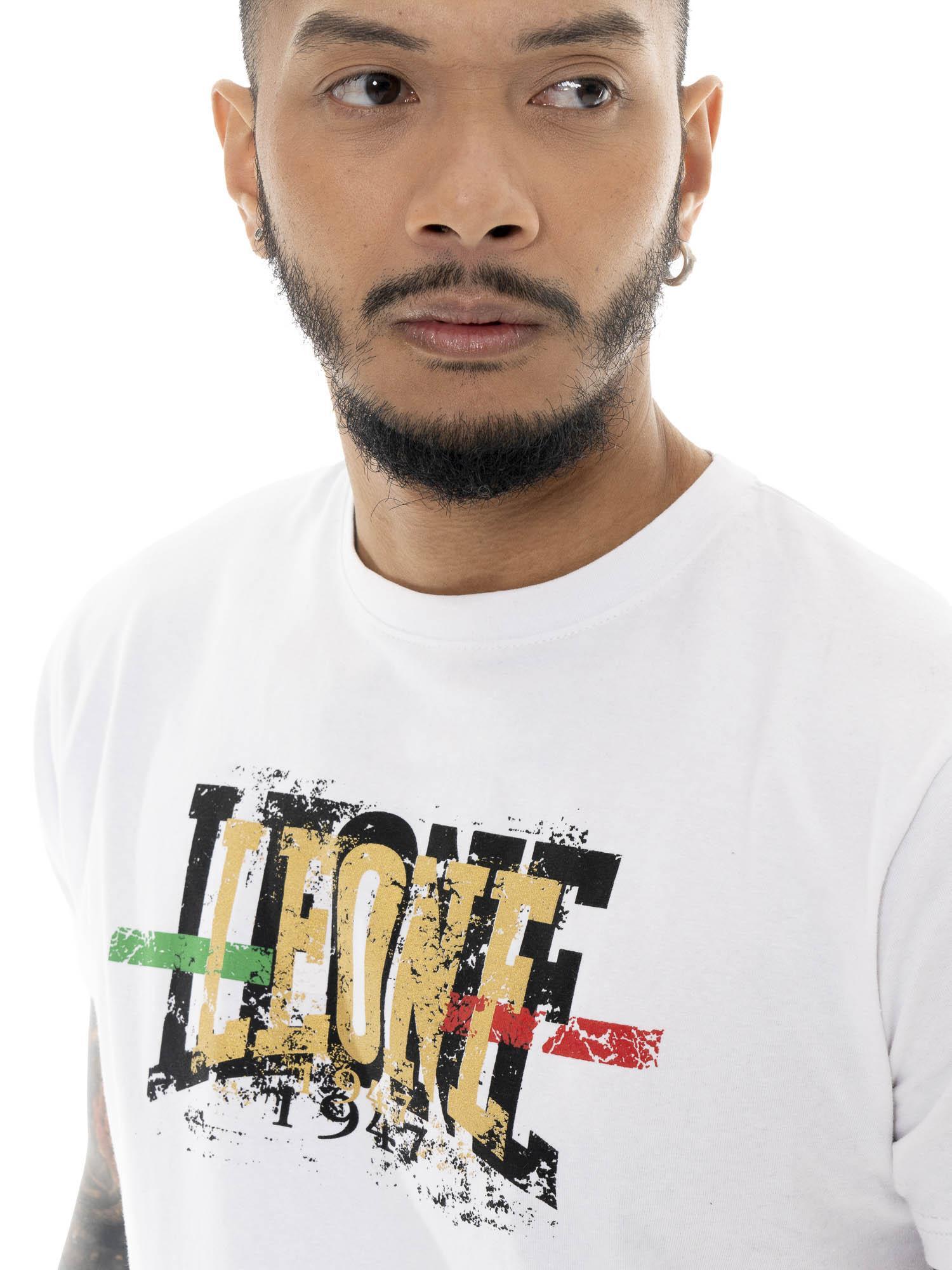 Camiseta de hombre de manga corta con estampado dorado "Authentic Gold" 3/6