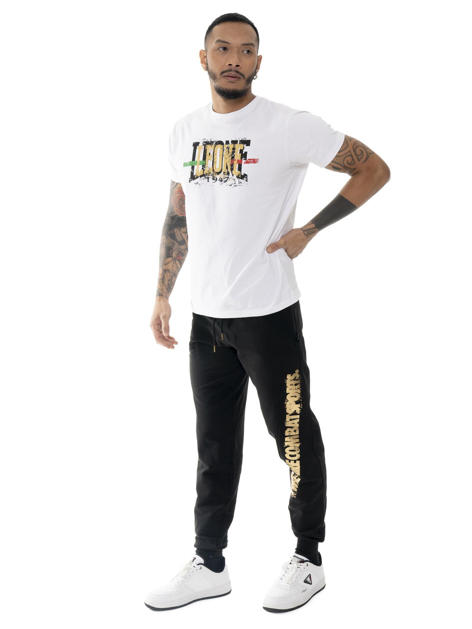 Camiseta de hombre de manga corta con estampado dorado "Authentic Gold" 2/6