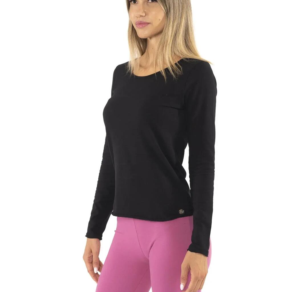 Woman t-shirt long sleeves Never Without