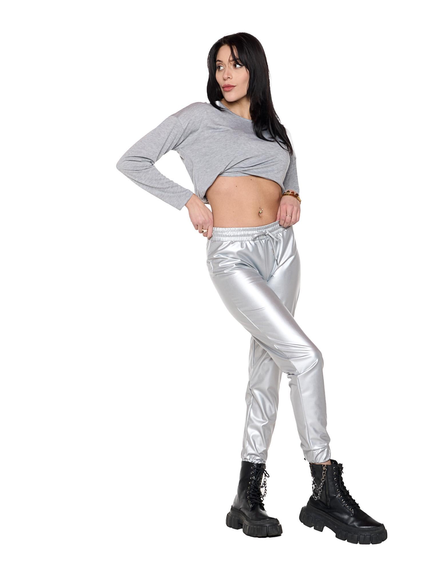 Pantaloni da donna in similpelle "Pearl" 3/7