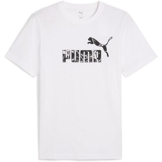 T-Shirt Puma Graphics No.1 Logo Tee, Weiß, Herren